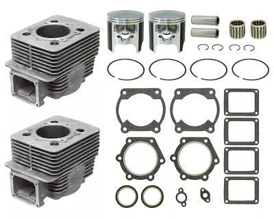 SPI Top End Rebuild Kit Cylinders Gaskets Pistons For 1988-2020 Yamaha VK540 - Image 1 of 4