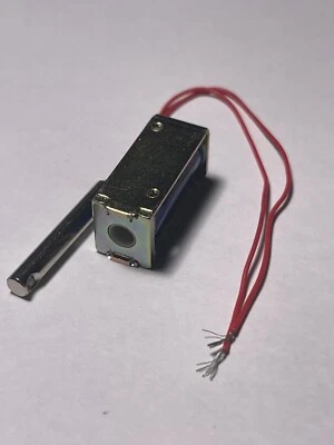 (23x) Open Frame Solenoid,  24v DC Pull Type,  size: 10x12x25mm - Image 1 of 4