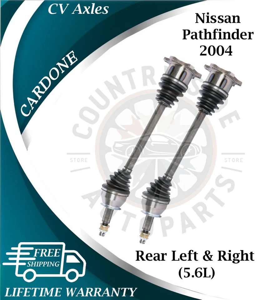 Ejes CV traseros Cardone OEM para Nissan Pathfinder 2004 5,6 L garantía de por vida Foto 1 de 4