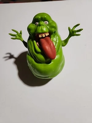 Slimer Ghostbusters 2016 Mattel Pull Tongue Talking Toy Tested Works Perfect! - Image 1 of 4