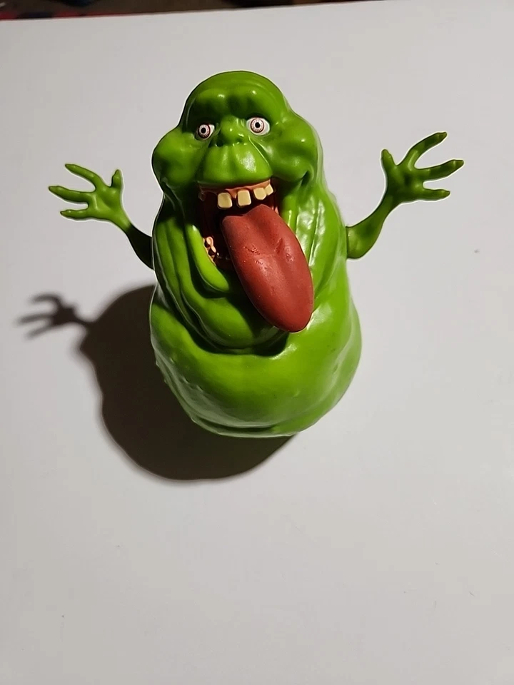Slimer Ghostbusters 2016 Mattel Pull Tongue Talking Toy Tested Works Perfect! - Image 1 of 4