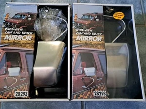 2 New Old Stock 1980s SS Grote 28293 Toyota, Ford, Chevrolet Truck Side Mirrors - Picture 1 of 8