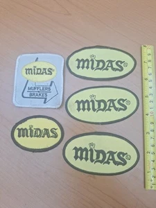 Lote de 5 insignias emblemas parche empleado silenciador Midas - Imagen 1 de 7