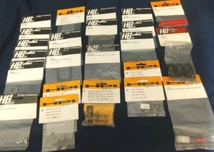 HB/HPI Racing Parts Lot. (23 Bags) Brand New in Package - Picture 1 of 12