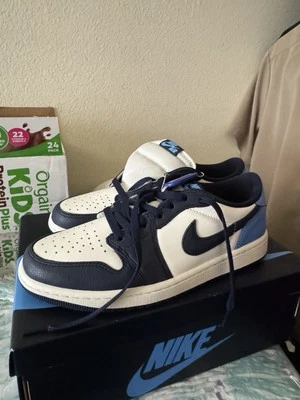 Size 9 - Air Jordan 1 Retro OG Low Obsidian UNC SALE!!! - Image 1 of 4