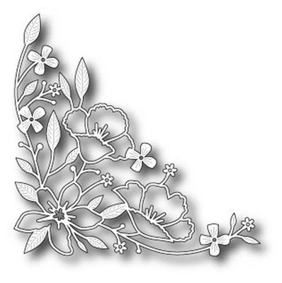 Fustelle Big Shot Sizzix Memory Box Wildflower Corner - Bild 1 von 2