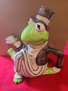 1970's Sigma the Tastesetter Kermit the Frog Teapot Cream Pitcher R536 - Picture 1 of 12