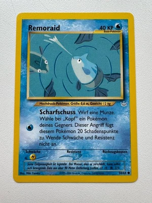 Remoraid 50/64 Pokemon Karte Neo Revelation Deutsch near mint - Bild 1 von 2
