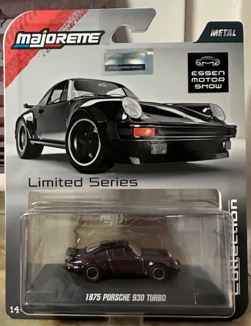 Collezione Majorette 1:64 1975 Porsche 930 Turbo - Salone di Essen, Lim. 500!! - Immagine 1 di 1