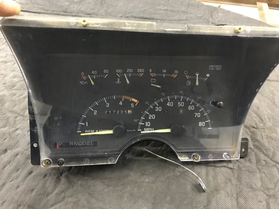 1992-1994 Chevrolet GMC C/K Truck Suburban Blazer Instrument Cluster 217k Miles Foto 1 de 3