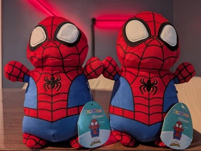 Jazwares - Squishmallows Hug Mees 7” Spidey (Spider-Man) Mini Plush LOT OF 2 - image 1 of 4