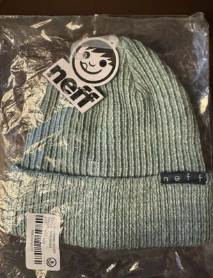 NEFF Hombre Fisherman Triple Gorro Feld Verde. Talla única, ¡nuevo con etiquetas! Foto 1 de 3