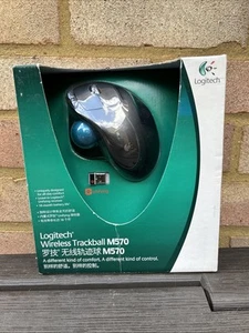Logitech M570 Wireless Trackball Mouse - NEW IN BOX - Picture 1 of 5