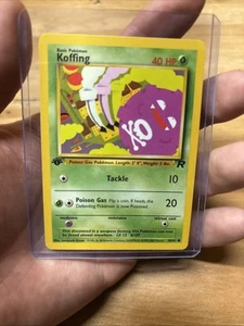 Koffing 1st Edition Pokemon Card Team Rocket 58/82 LP - Bild 1 von 2