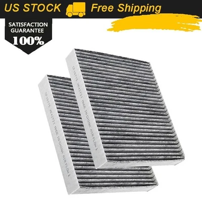 Par de Filtro de Ar de Cabine Elemento de Carbono Quadro para Chevrolet Spark Ev Sonic 2014-2016 - Imagem 1 de 4