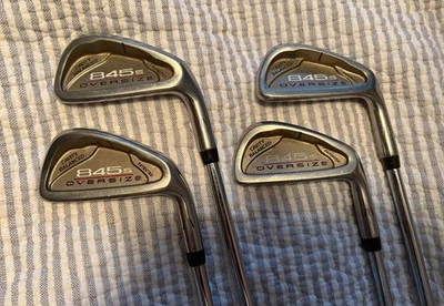Tommy Armour Golf 845s OVERSIZE Iron Set 3-6 RH Stiff Steel Shafts ~39”-37.5” - Image 1 of 4