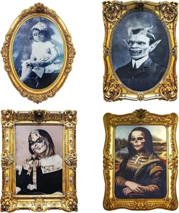 Indoor Halloween Decorations Scary 3D Changing Pictures Moving Portraits - Picture 1 of 7