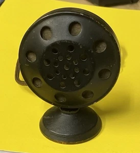 ANTIQUE 1930's (?) DESK MICROPHONE UNTESTED WITH TIP PLUGS ON END OF CORD - Picture 1 of 5