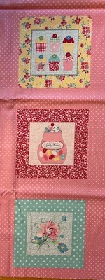 Patchworkstoff von Benartex, ca. 20,5 x 58,5 cm, 100% Baumwolle, neu - Bild 1 von 2