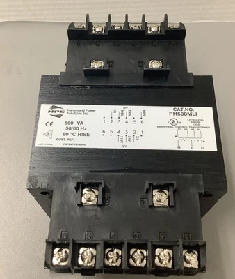 Transformador de control Hammond Power PH500MLI 500VA (r20) Foto 1 de 4