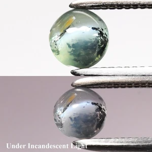 💎 0.41ct Round Cabochon Natural Green Cat's Eye Alexandrite - Sri-Lanka Gem - Picture 1 of 6