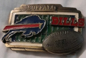 Vintage Buffalo Bills NFL Belt Buckle Officially Licensed Product Made In USA - Picture 1 of 4