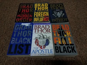 Lot of 6 MILTARY, ACTION, THRILLER Books By BRAD THOR SERIES:  SCOTT HARVATH ++ - Foto 1 di 7