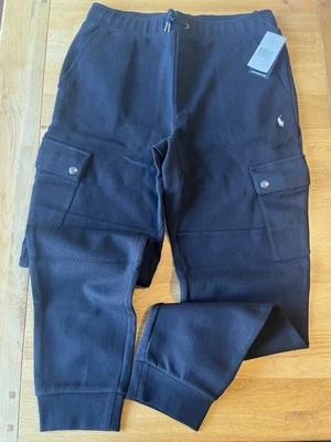 Polo Ralph Lauren Joggers Boys Large 14-16 Navy Blue Tracksuit Bottoms - Image 1 of 4