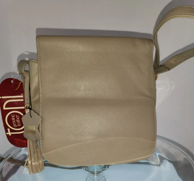 Toni от Apollo Дамская сумка Co., замазка через плечо сумка с Ярлыками из натуральной кожи - Изображение 1 из 4