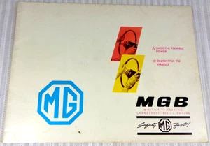 1964 MGB 1800cc Original Showroom Vintage Brochure Sports Car - Picture 1 of 4
