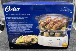 Vaporizador digital de alimentos Oster 5715 Inspire 6,1 cuartos 2 niveles mantener caliente NUEVA CAJA ABIERTA - Imagen 1 de 11