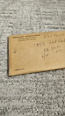 1955 US Silver Proof Set Flat Pack - Image 1 of 4