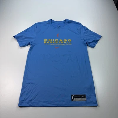 NIke Chicago Sky Shirt Adult Small Blue Dri Fit Lightweight Crew Neck WNBA - Image 1 of 4