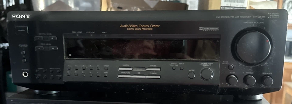 Vintage Sony STR-DE315 Stereo Receiver Tested Not Working For Parts Only - Image 1 of 1