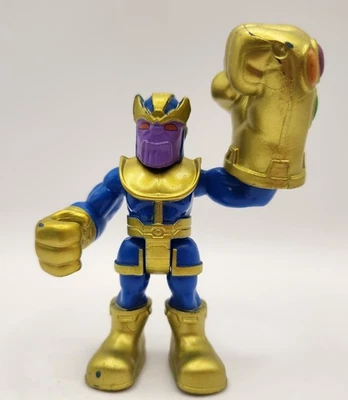 Playskool Marvel Super Hero Adventures POWER UP THANOS Figura Guante Infinito Foto 1 de 4