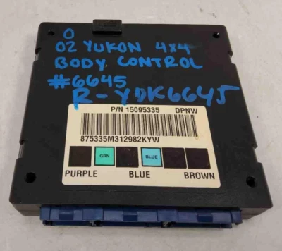 GMC Yukon 1500 XL 2002 módulo de control de carrocería 15095335 Foto 1 de 4