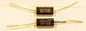 TWO Mundorf MCap Supreme Silver Gold Oil Capacitor 0.22uf 0.22 .22 uf 1000VDC - Picture 1 of 1