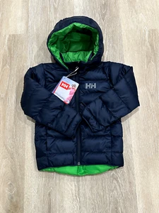 Helly Hansen Twister Reversible Insulator Jacket - Boys Size 9, Navy, NWT - Picture 1 of 6