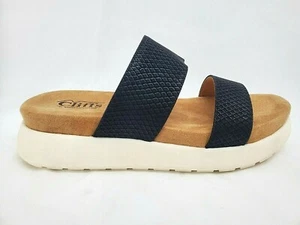 Women Cliffs by White Mountain Odyssey Strap Black Sandal US 8.5 - Picture 1 of 6