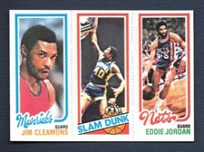 1980-81 Topps Jim Cleamons / James Edwards / Eddie Jordan #103 (63/261/15) NM/MT