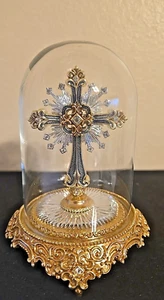The Franklin Mint Star Of Hope Jeweled Cross Limited Edition Fratelli Coppini  - Picture 1 of 14