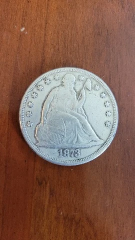 1873-CC Seated Liberty Silver Dollar No Arrows Cover