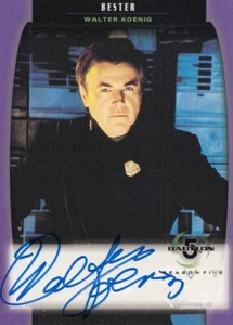 BABYLON 5 STAFFEL 5 (1998) - A03 WALTER KOENIG (BESTER) AUTOGRAMMKARTE - Bild 1 von 1