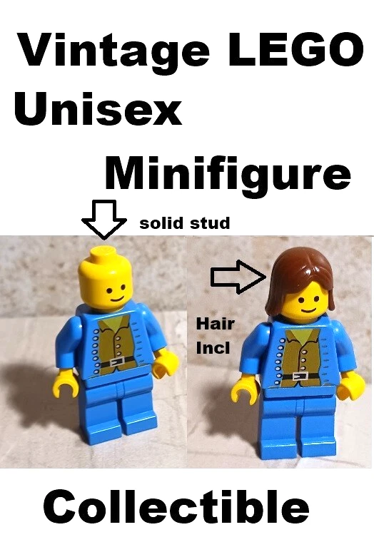 Vintage LEGO Kingdoms Standard Minifigure Unisex Excellent Solid Stud Head Print - Image 1 of 1