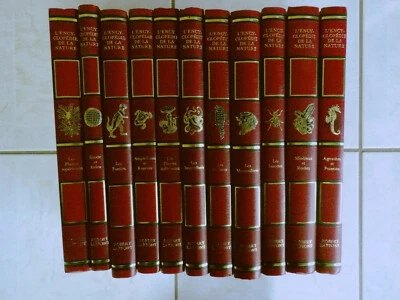 L'encyclopédie de la nature en 11 vol - complet en TBE + 12 estampes à encadrer - Photo 1/4