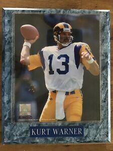 Kurt Warner St. Louis Rams HOF , MVP , Super Bowl MVP 10” x13” Plaque NFL