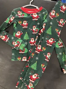 Children’s place Christmas pajama set size 6 - Picture 1 of 2