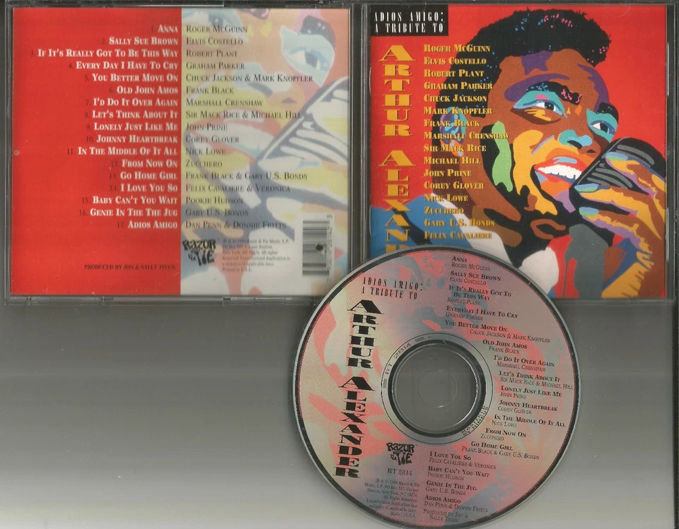 АРТУР АЛЕКСАНДР Tribut CD FRANK BLACK Элвис Костелло РАСТЕНИЕ РОБЕРТА Марк Нопфлер - Изображение 1 из 1