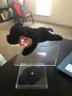 1995 Ty Beanie Baby "VELVET" the Panther w/TAGS PVC, 3rd Gen TushTag w/⭐️Sticker