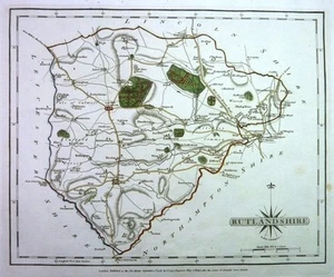 Antique map, Cary, Rutlandshire .. - Picture 1 of 1